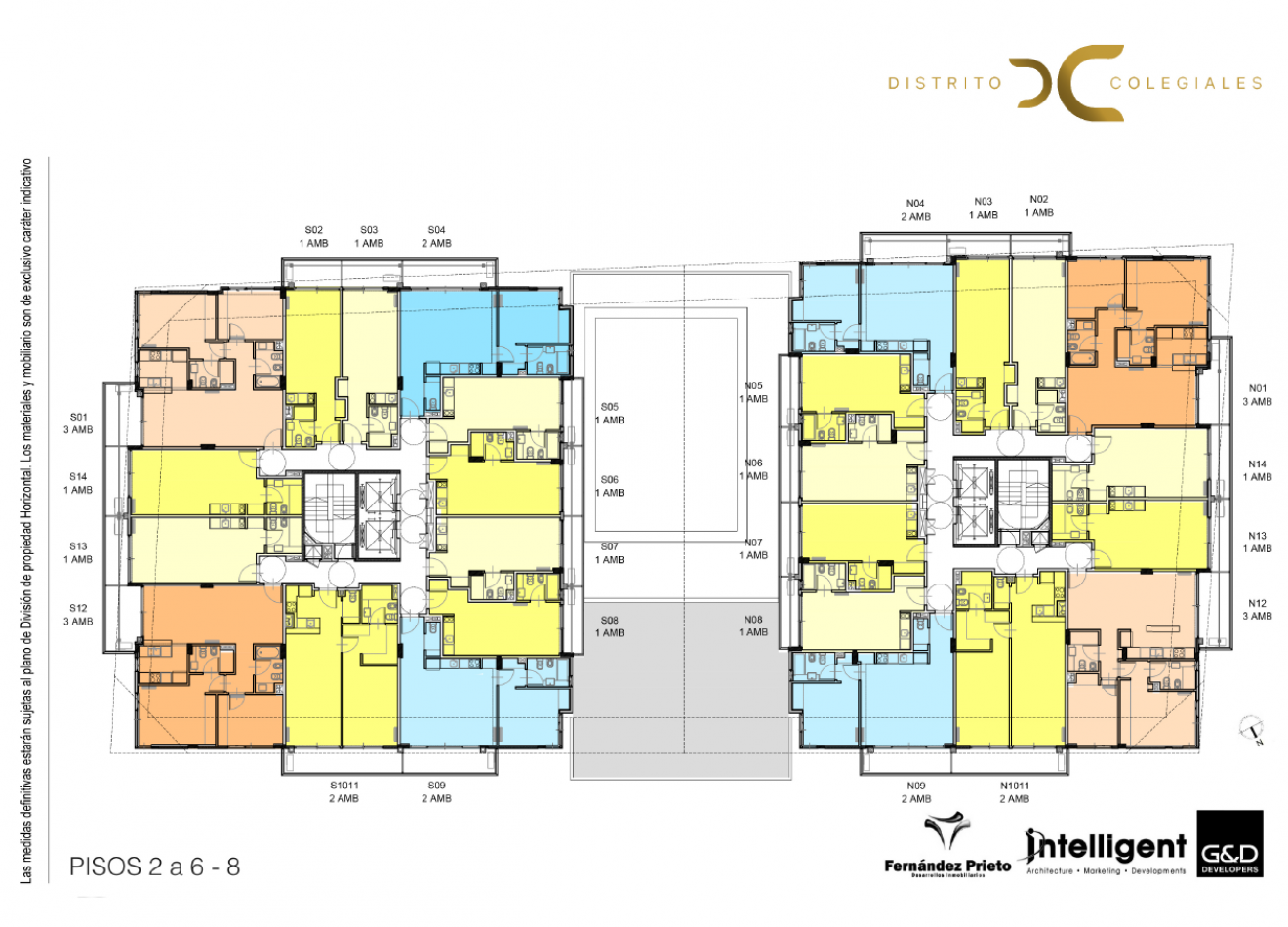 COMPLEJO DISTRITO COLEGIALES MONOAMBIENTE EN CONSTRUCCION