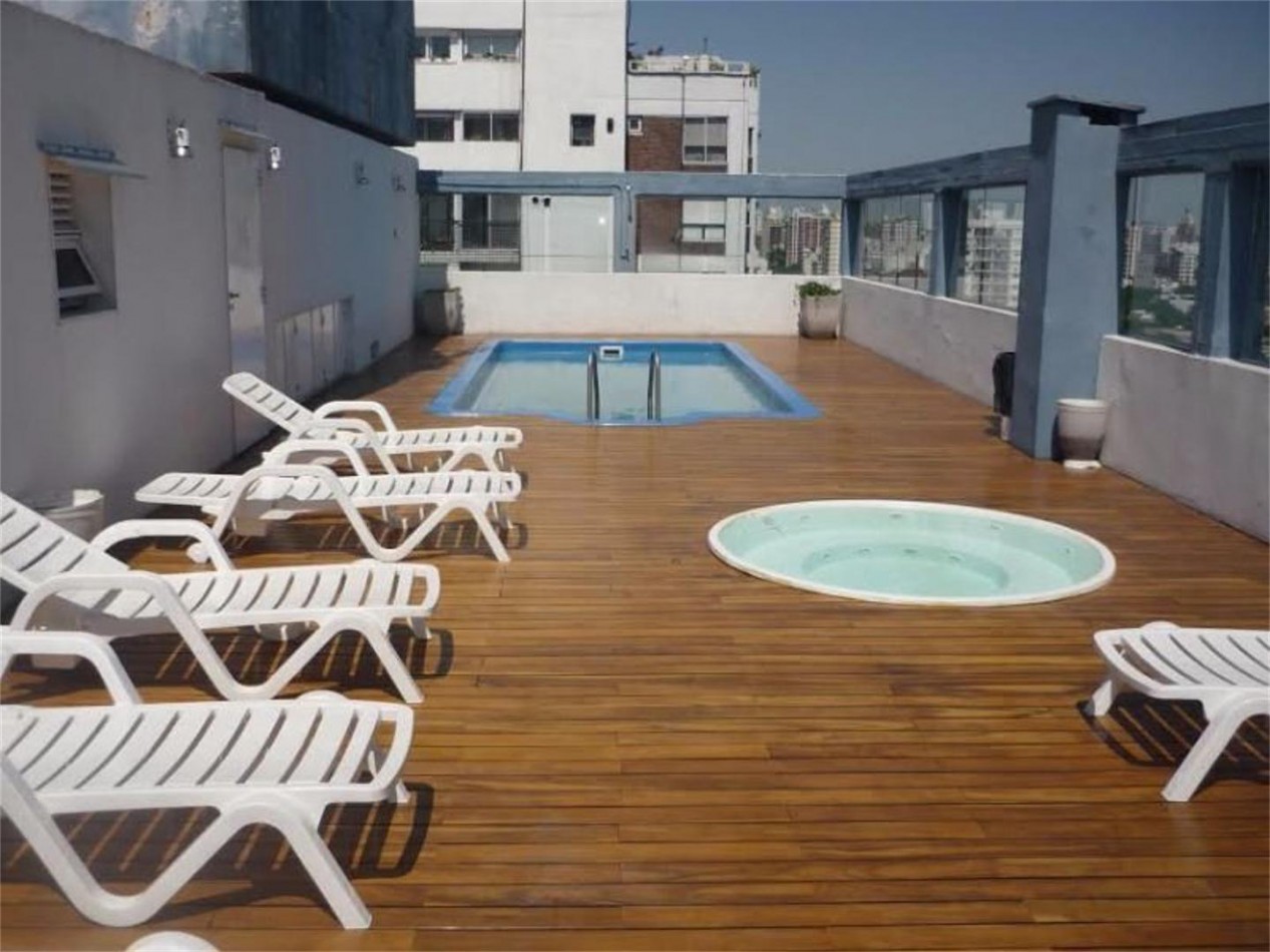 Amplio Dpto. 2 Amb Al Frente c/ Balcon Aterrazado con Gran Vista y Amenities