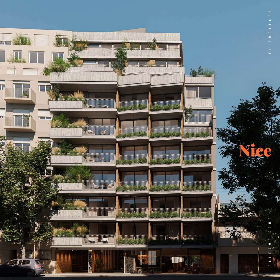 A ESTRENAR Dptos. 1 y 2 Ambientes Edif. NICE con Amenities 