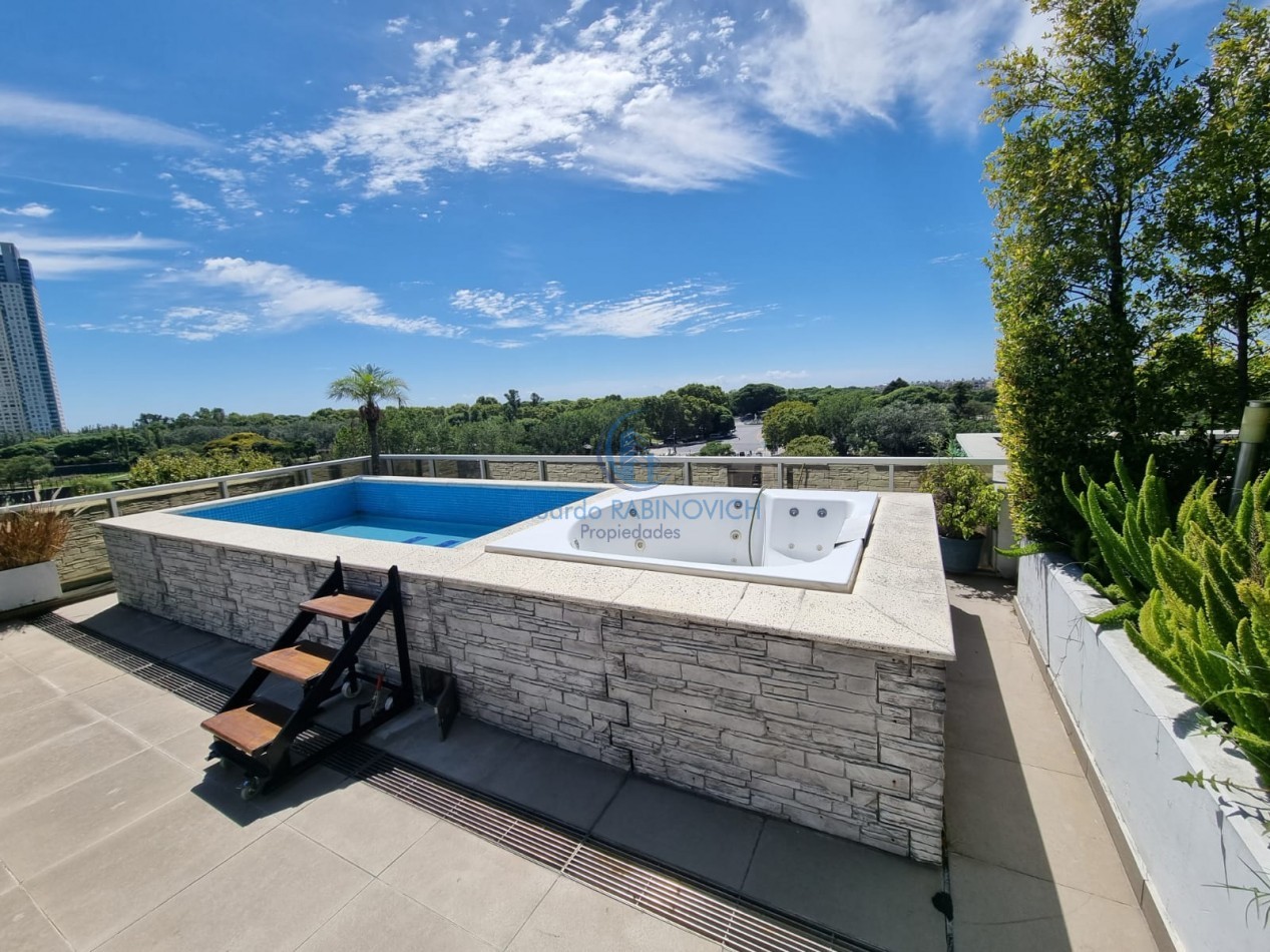 EXCLUSIVO DPTO. C/GRAN TERRAZA PRIVADA C/PARRILLA JACUZZI Y PISCINA. 3 COCHERAS FIJAS