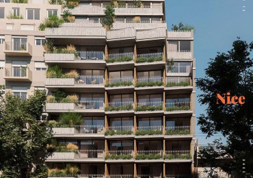 A ESTRENAR Dptos. 1 y 2 Ambientes Edif. NICE con Amenities 